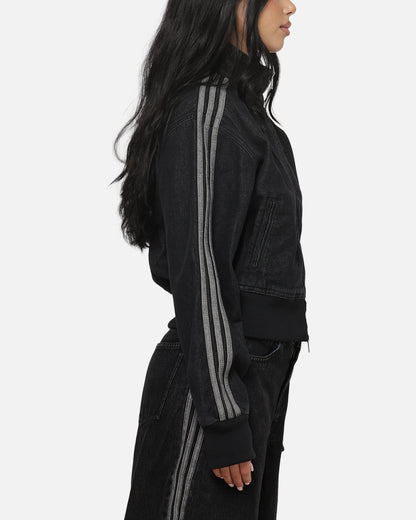 AVILA Adidas Women's Firebird Denim Track Jacket True Black