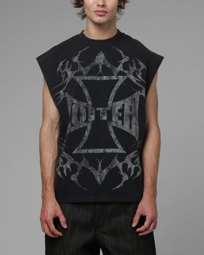AVILA Loiter Cyber Cross Vintage Muscle T-Shirt Black