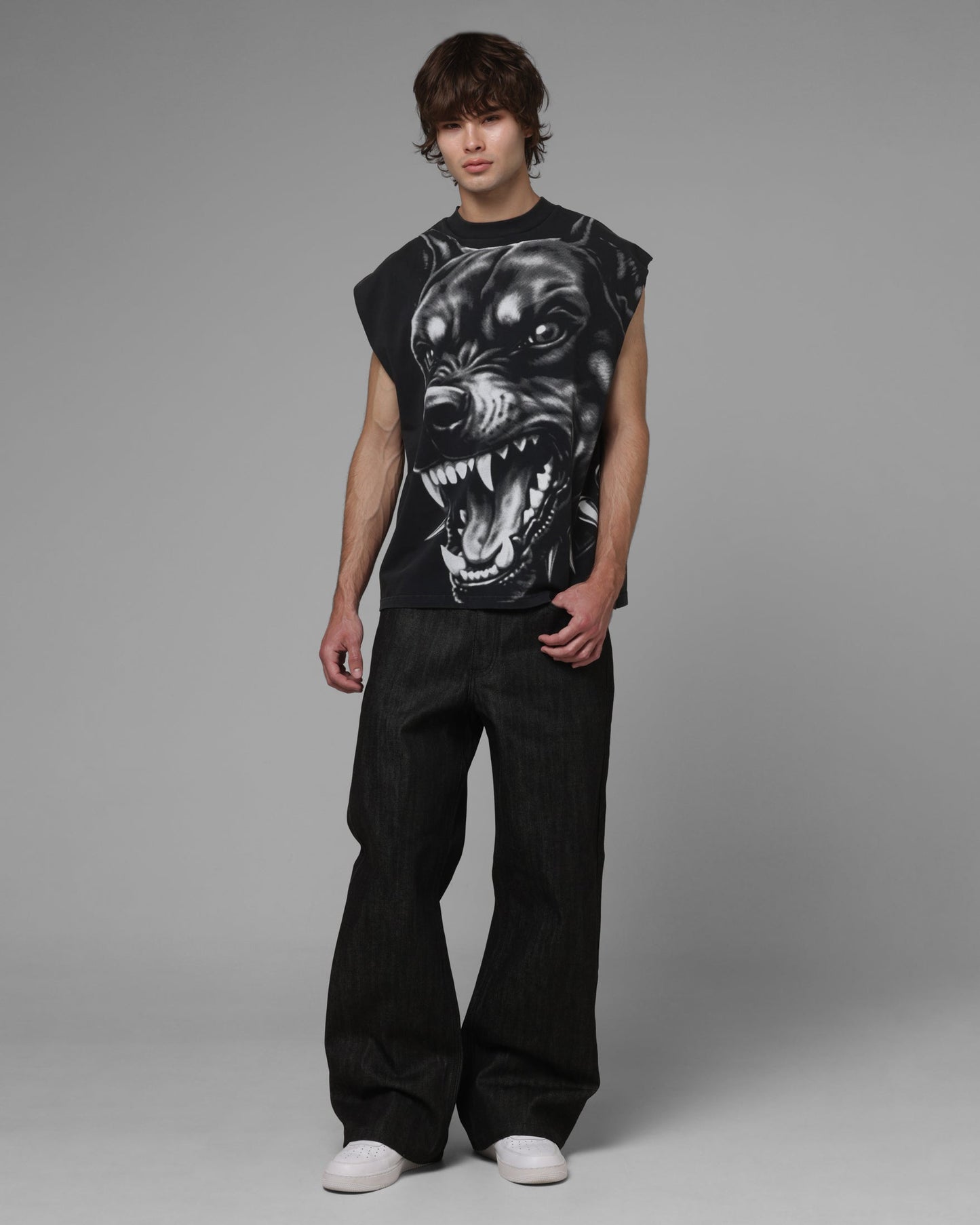 AVILA Loiter Body Shop Muscle T-Shirt Black
