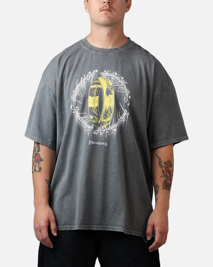 73Studio X Lord Of The Rings One Ring Vintage T-Shirt Washed Charcoal