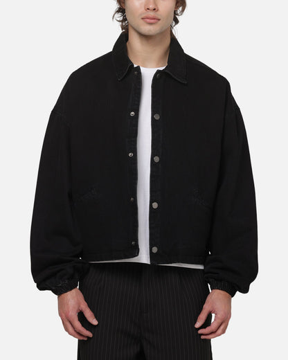 Carre Correctional Coaches Jacket Black Denim