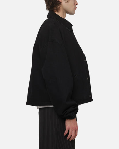 Carre Correctional Coaches Jacket Black Denim