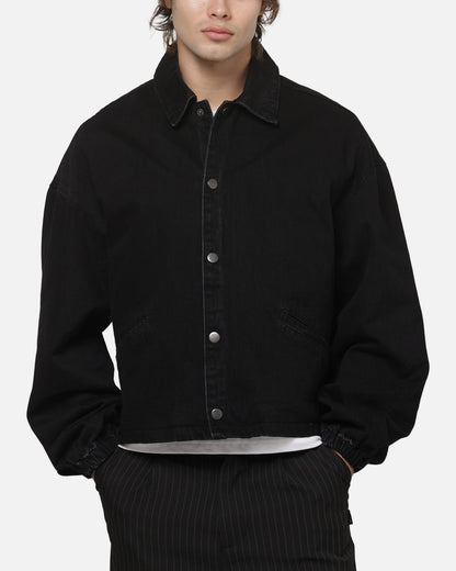 Carre Correctional Coaches Jacket Black Denim