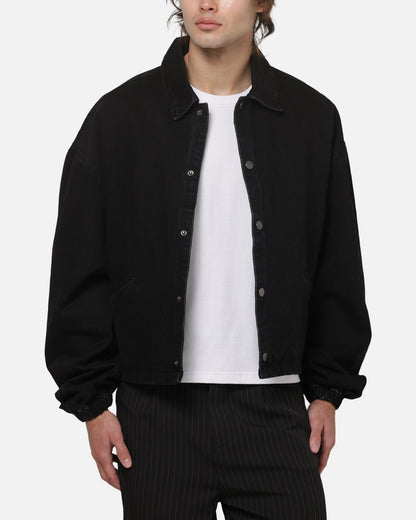 Carre Correctional Coaches Jacket Black Denim