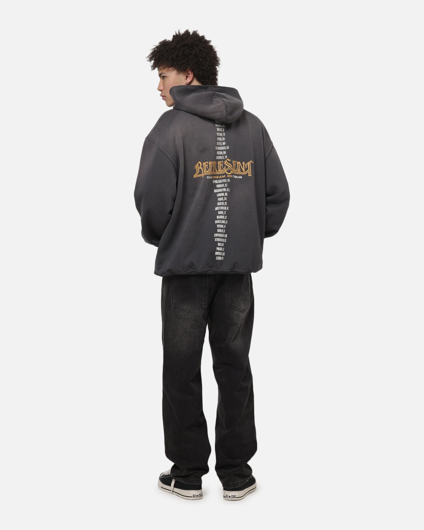 Represent Golden Tour Hoodie Sunfaded Grey