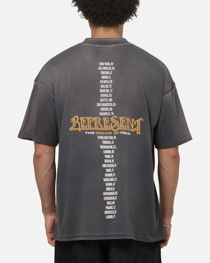 Represent Golden Tour T-Shirt Sunfaded Grey