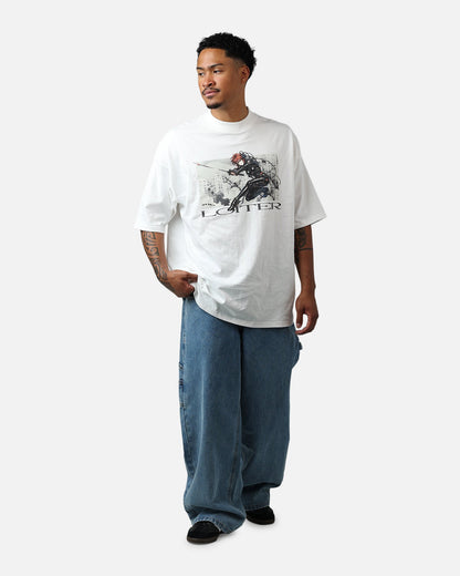 Carre Baggy Carpenter Jeans Mid Blue Wash