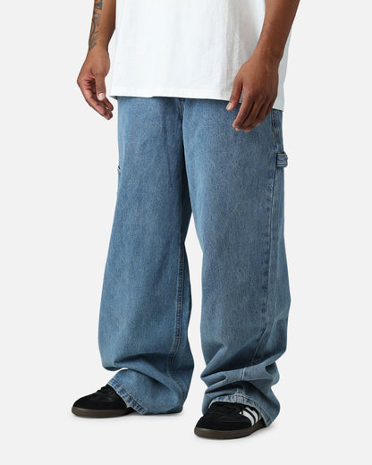 Carre Baggy Carpenter Jeans Mid Blue Wash
