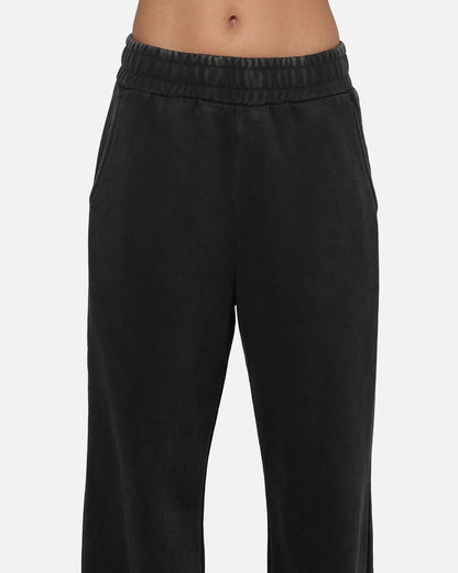 Ed Hardy Women's Rose Trackpants Washed Black