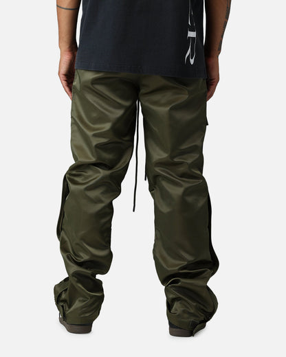 MNML Snap Front Cargo Pants Olive