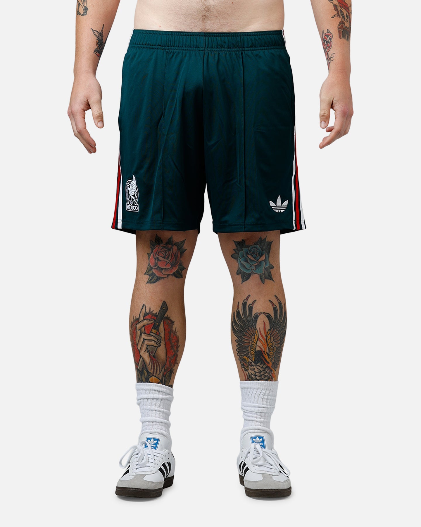 Adidas Mexico Away Replica Shorts Dark Green