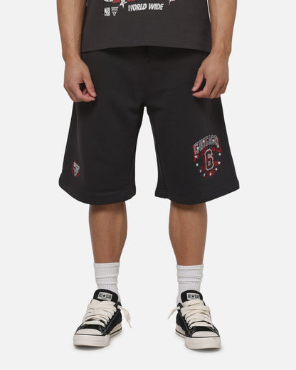Mitchell & Ness Chicago Bulls Overprint Shorts Washed Black