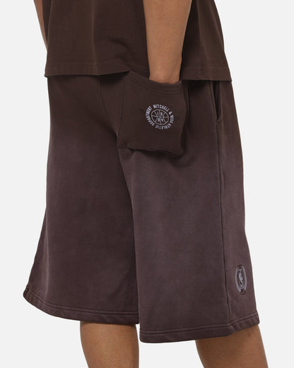 Mitchell & Ness Los Angeles Lakers Overprint Shorts Dark Oak