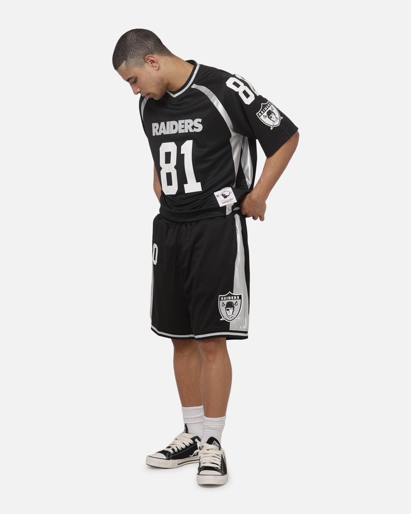 Mitchell & Ness Las Vegas Raiders Established Mesh Shorts Black