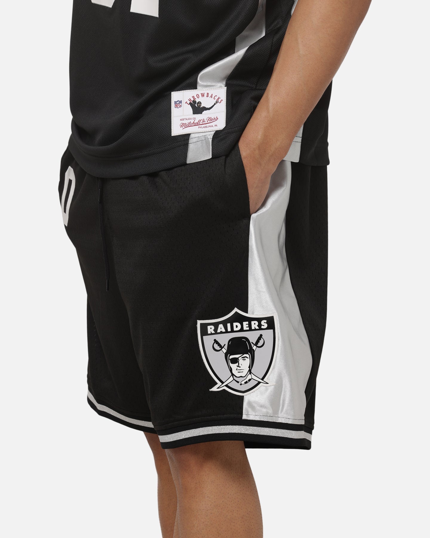 Mitchell & Ness Las Vegas Raiders Established Mesh Shorts Black