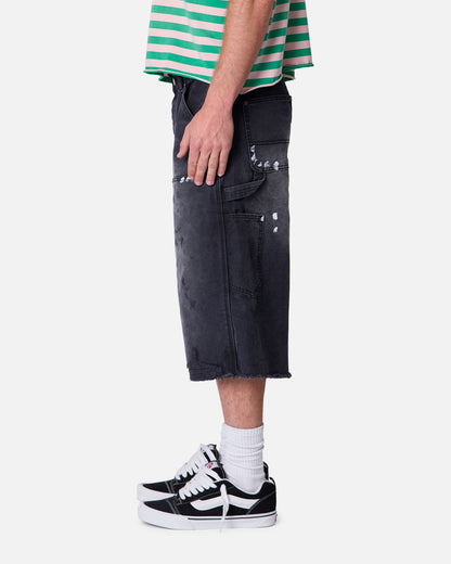 MNML Ultra Baggy Work Shorts Black