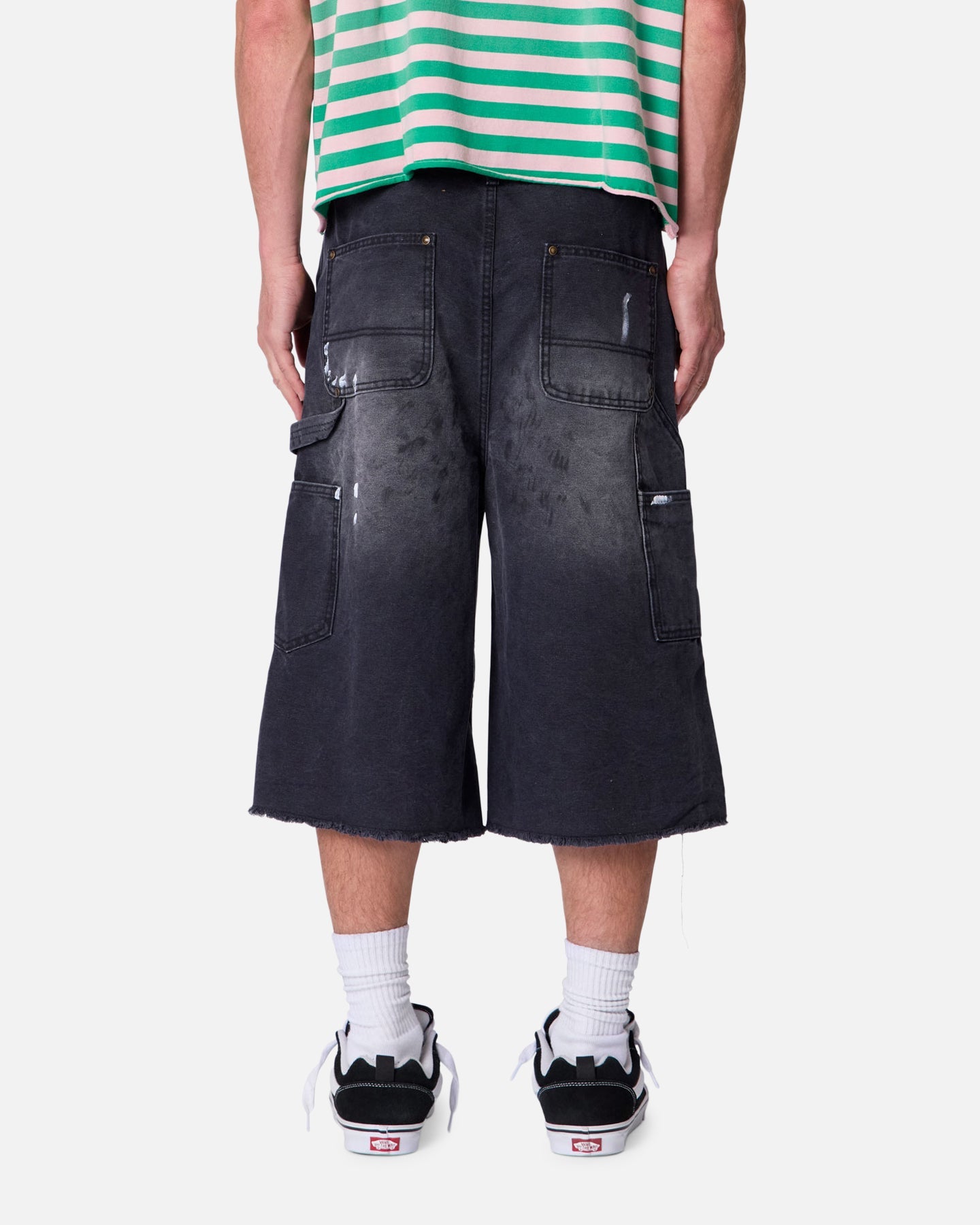 MNML Ultra Baggy Work Shorts Black
