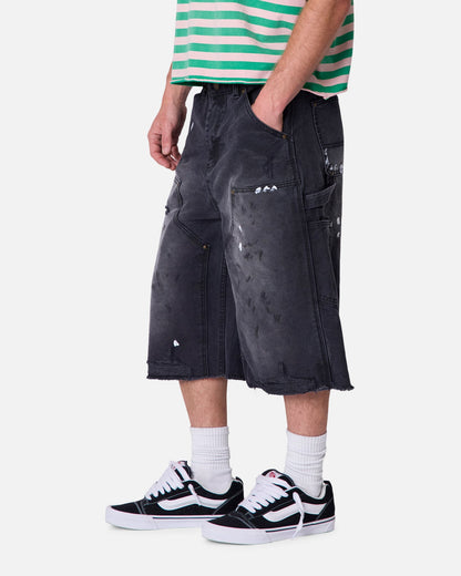 MNML Ultra Baggy Work Shorts Black
