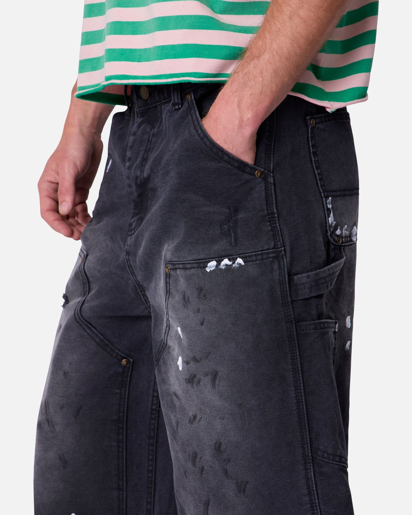 MNML Ultra Baggy Work Shorts Black