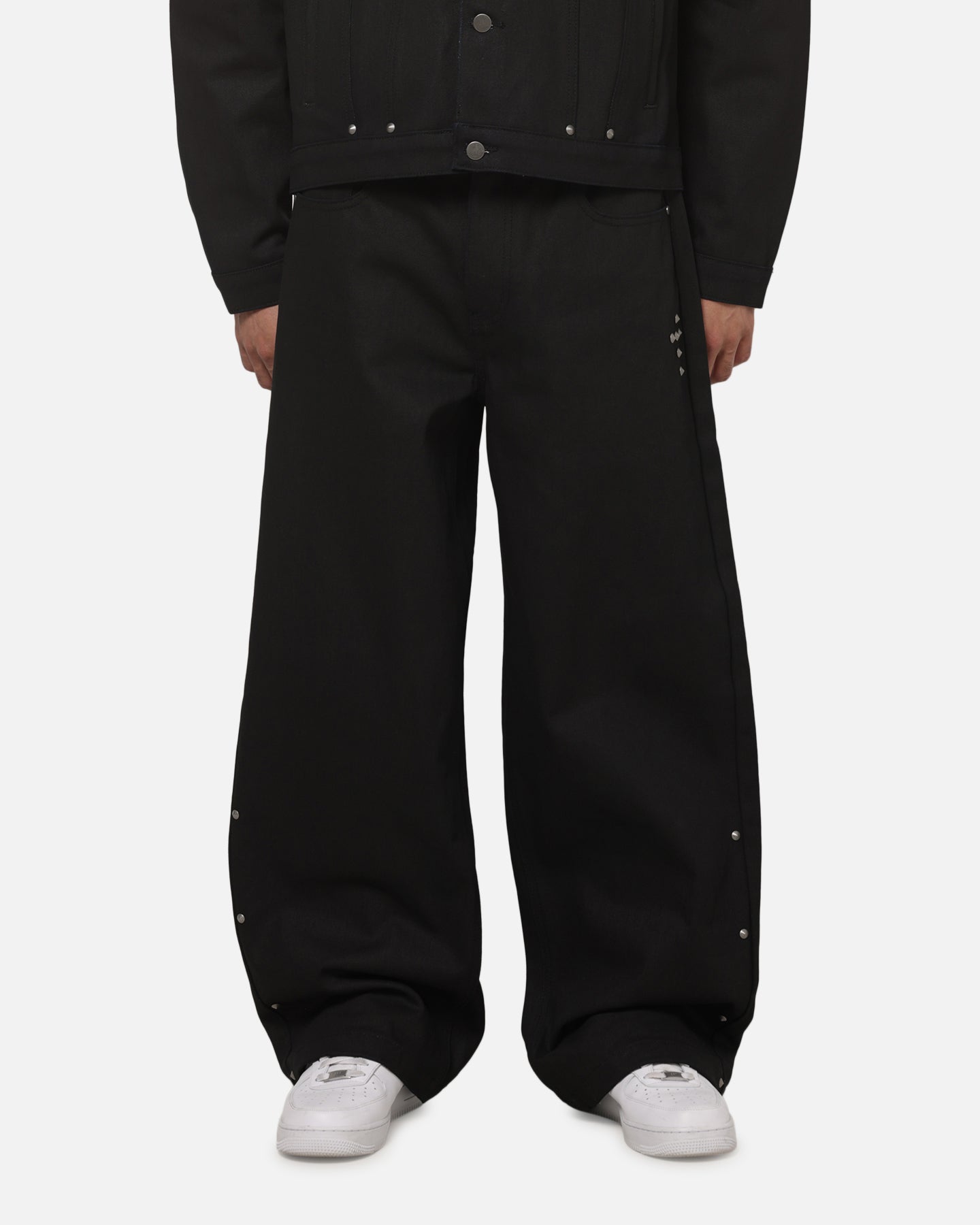 Saint Morta Amplus Crucible Jeans Black Wax Indigo