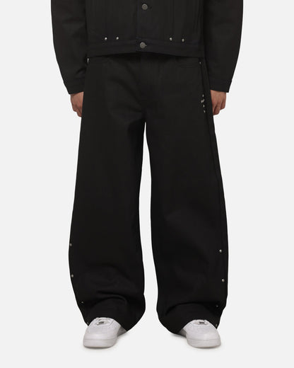 Saint Morta Amplus Crucible Jeans Black Wax Indigo
