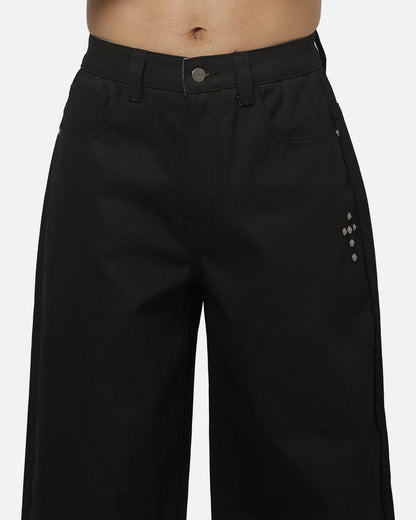 Saint Morta Amplus Crucible Jeans Black Wax Indigo