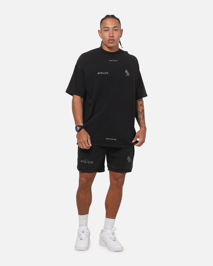 Saint Morta ATH-LTC Fleece Shorts Pigment Black