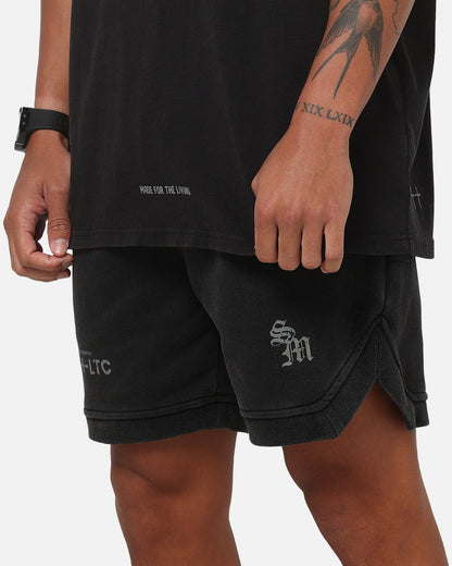 Saint Morta ATH-LTC Fleece Shorts Pigment Black