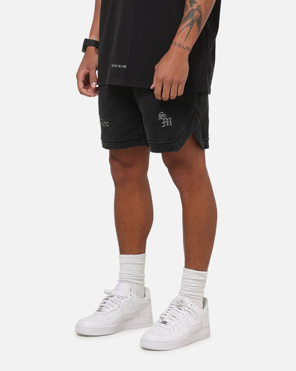 Saint Morta ATH-LTC Fleece Shorts Pigment Black