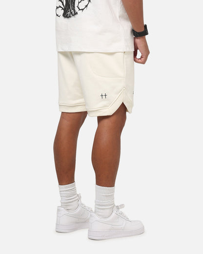 Saint Morta ATH-LTC Fleece Shorts Off White
