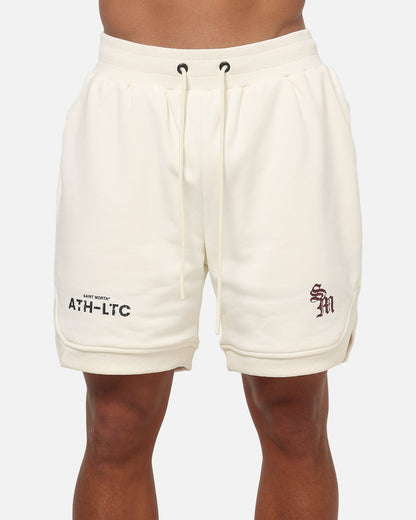 Saint Morta ATH-LTC Fleece Shorts Off White