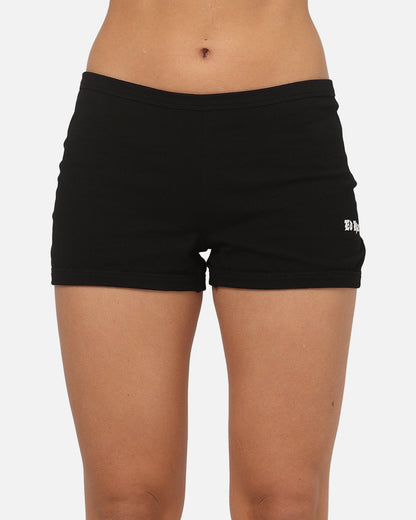 Ed Hardy Women's Crossed Mini Shorts Black