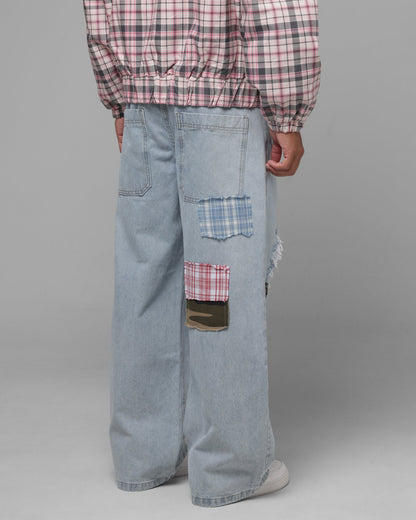 Loiter Patchwork Jeans Denim
