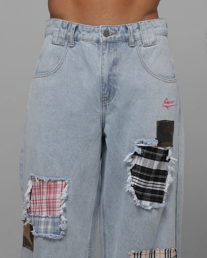Loiter Patchwork Jeans Denim