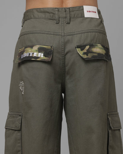 Loiter Spitfire Cargo Pants Green