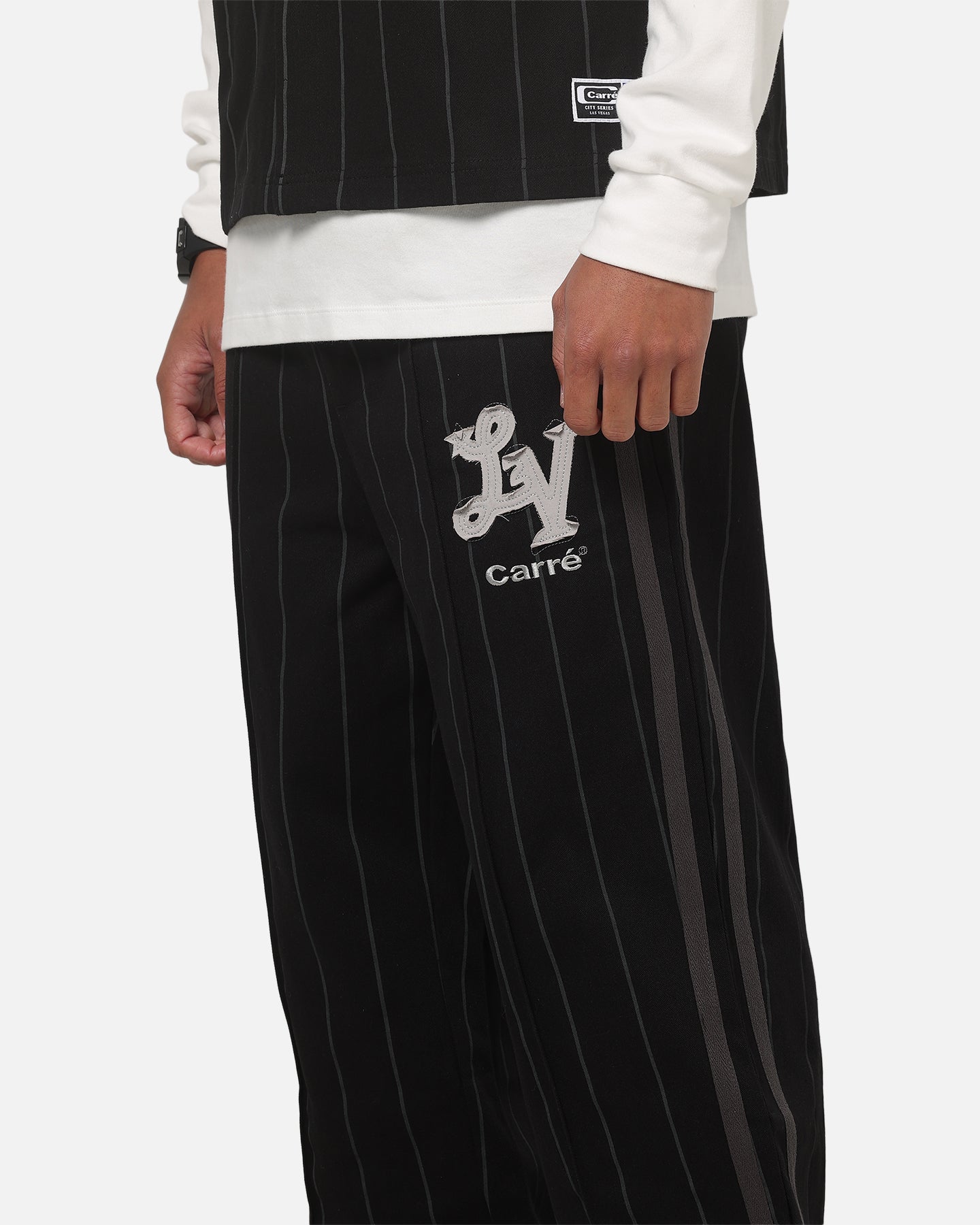 Carre Las Vegas City Series Pants Black Pinstripe