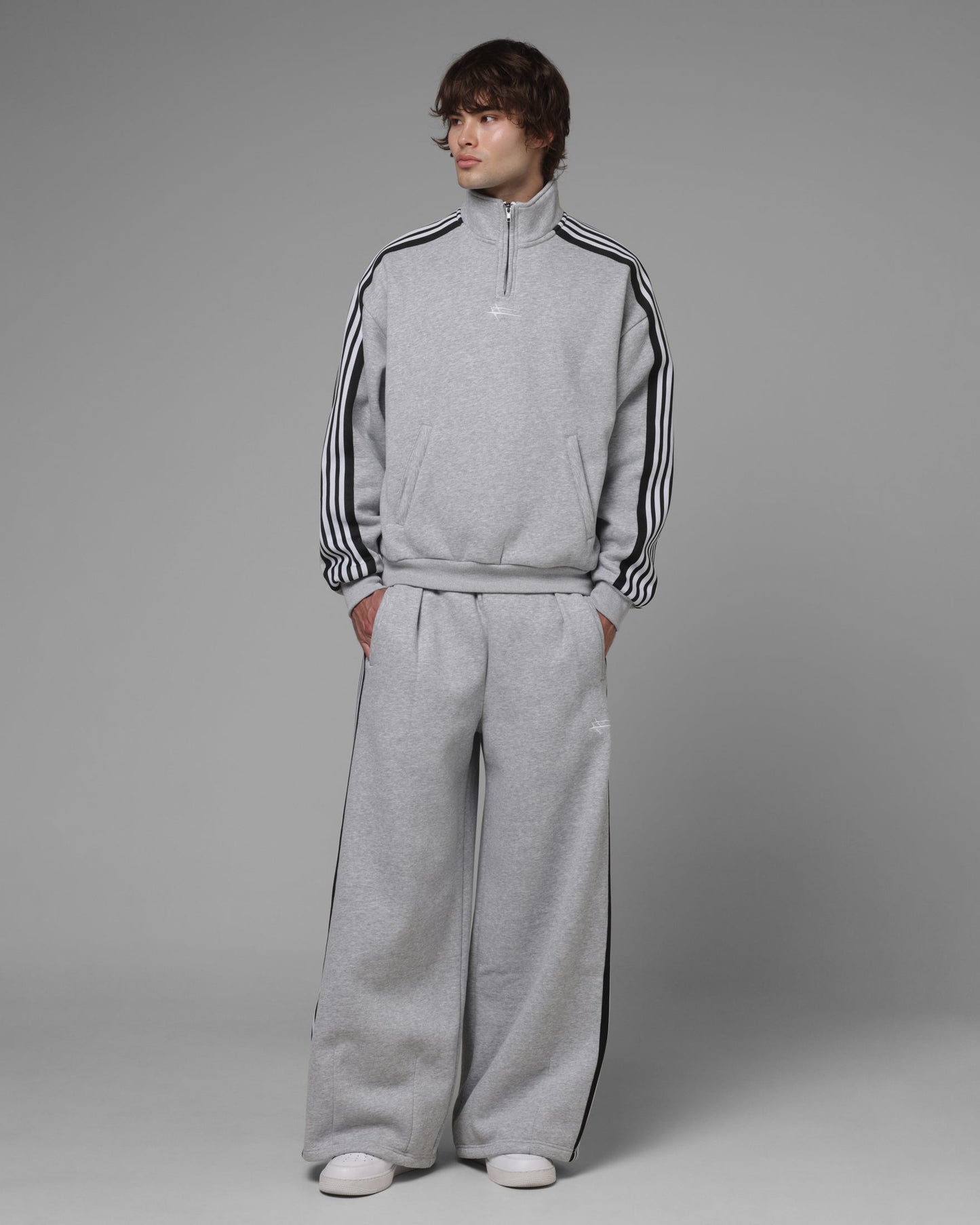 AVILA Loiter Hybrid Trackpants Grey Marle