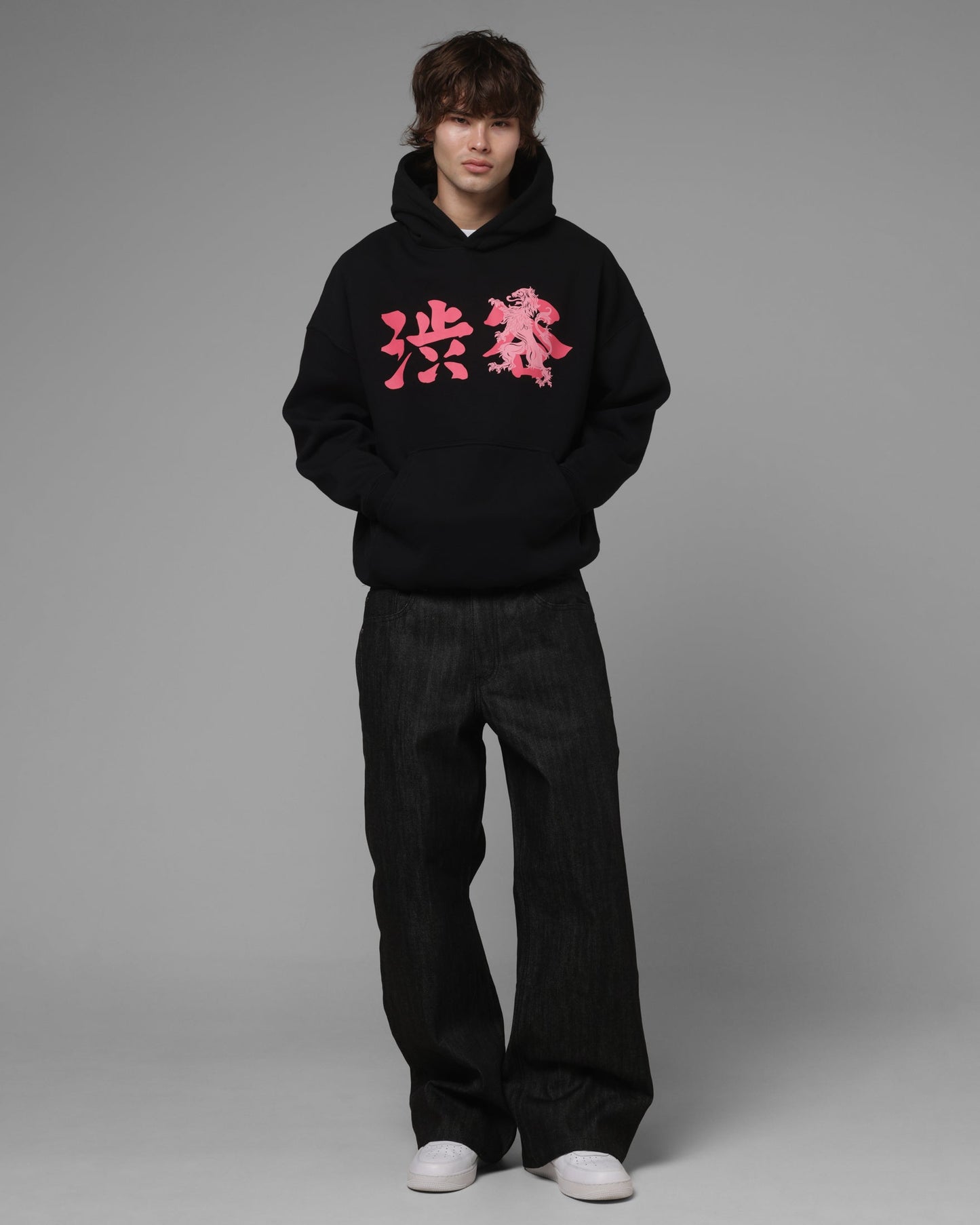 Loiter Selvedge Denim Boot Cut Jeans Black