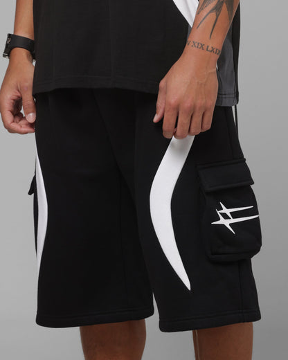 Loiter Hybrid Tek Cargo Shorts Black