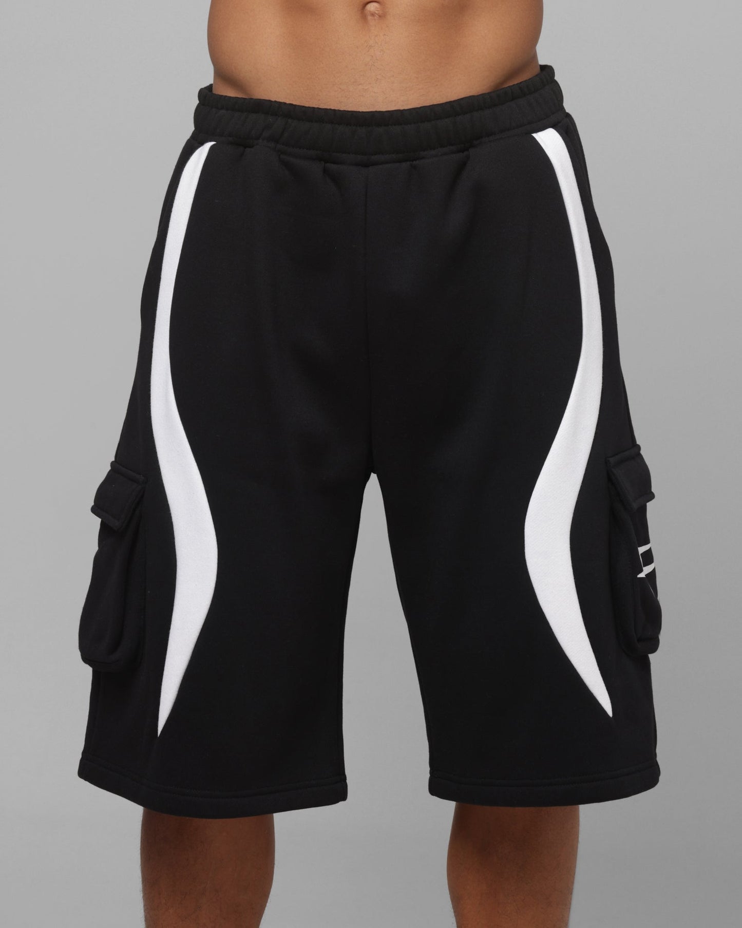 Loiter Hybrid Tek Cargo Shorts Black