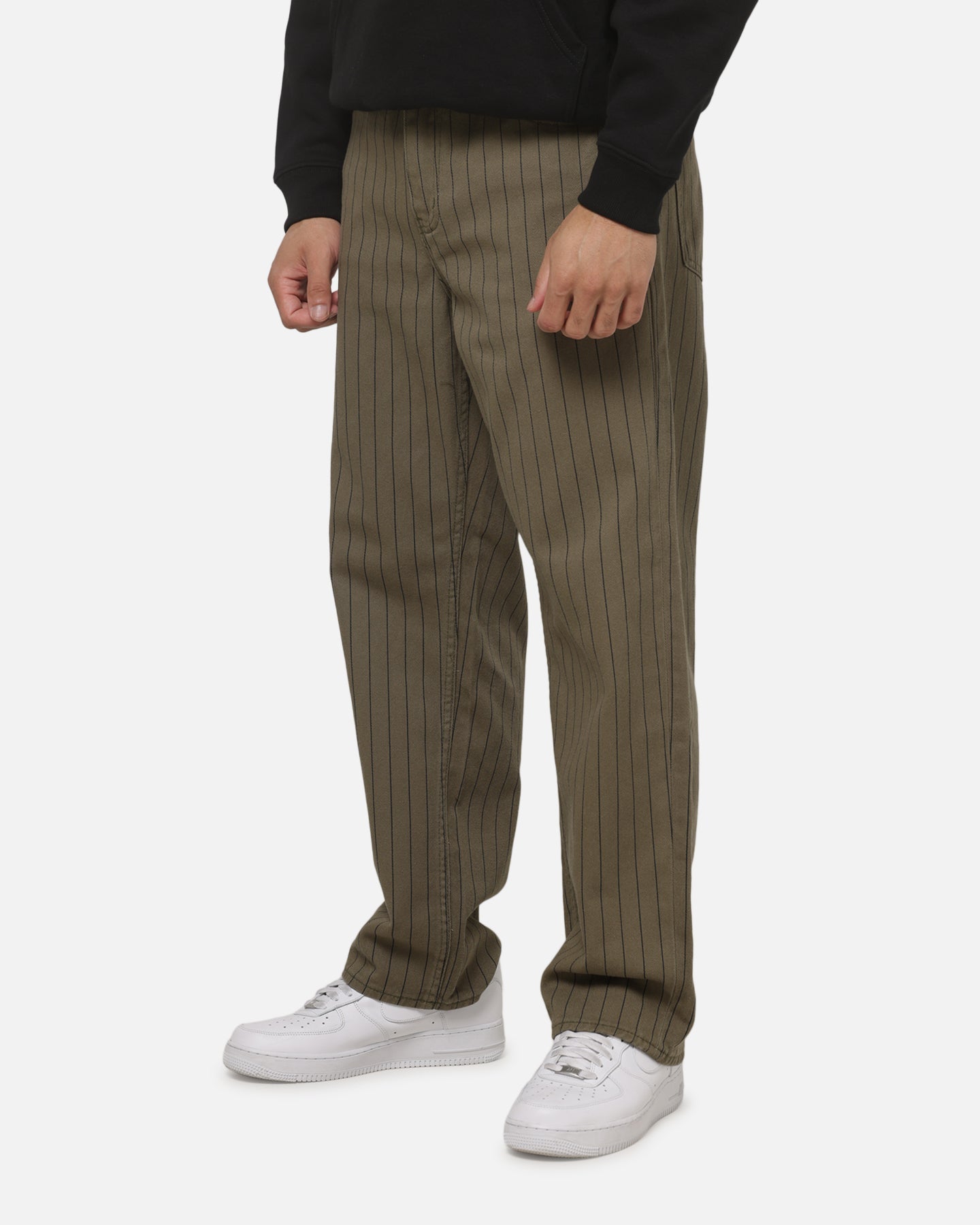 Carre Solace Jeans Green Pinstripe