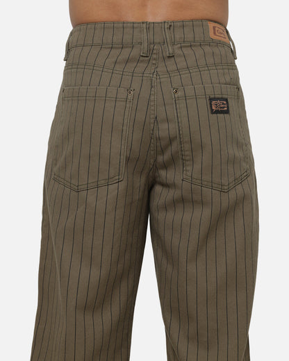 Carre Solace Jeans Green Pinstripe