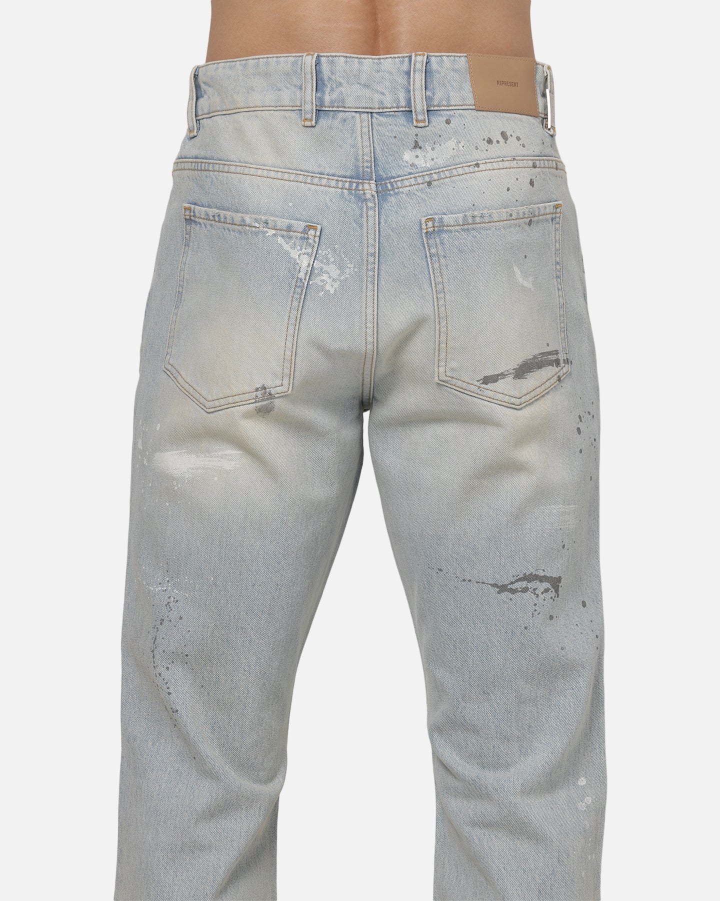 AVILA Represent Painted Denim Jeans Coastal Blue