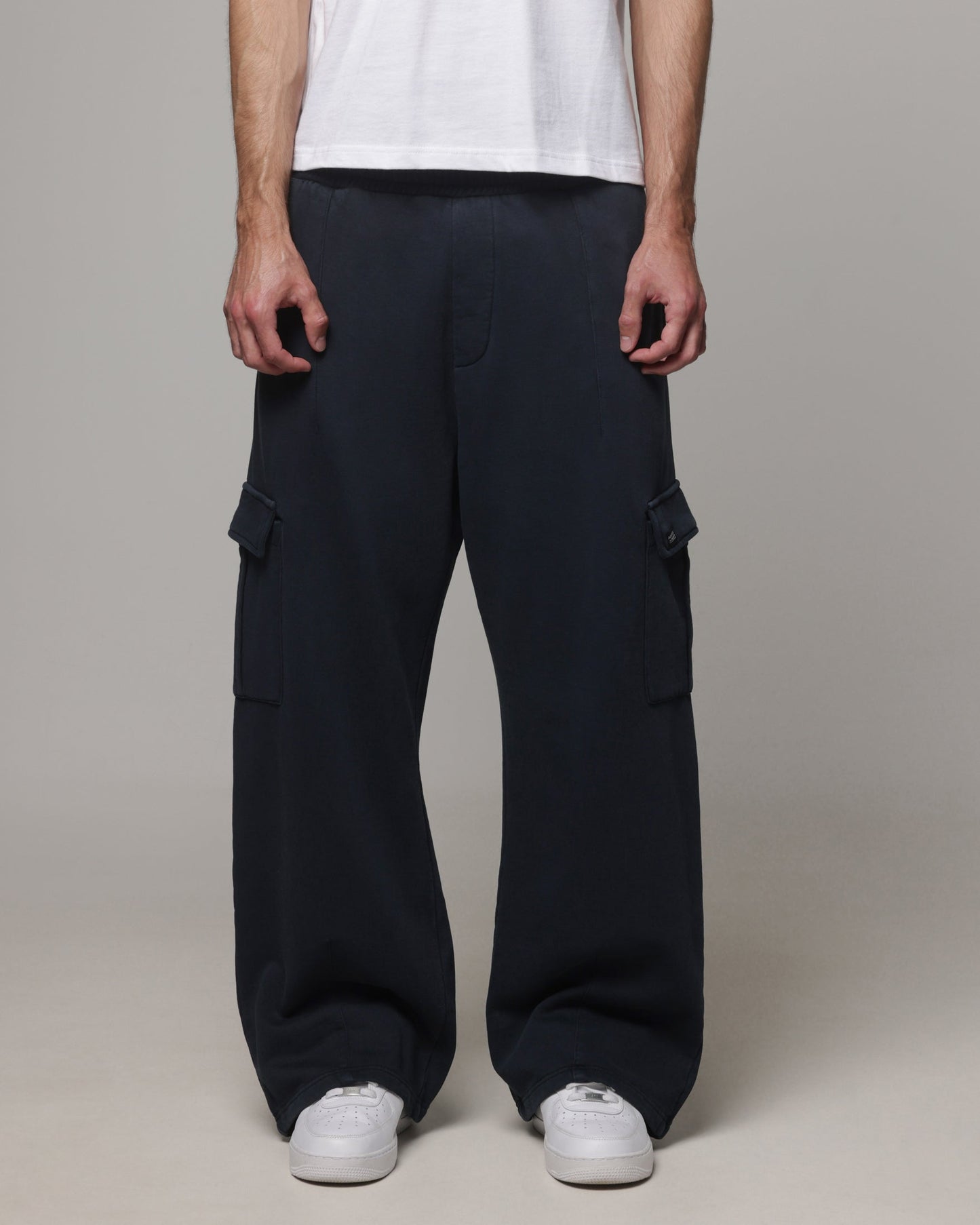AVILA American Thrift Cargo Wide Leg Track Pants Washed