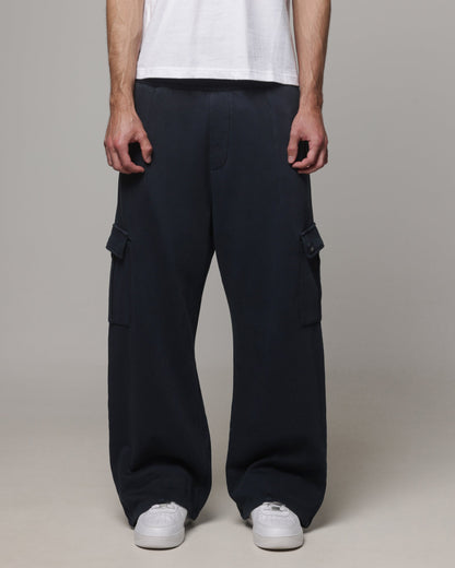 AVILA American Thrift Cargo Wide Leg Track Pants Washed