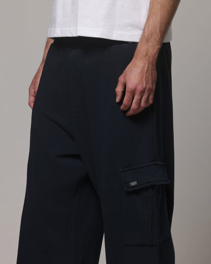 AVILA American Thrift Cargo Wide Leg Track Pants Washed