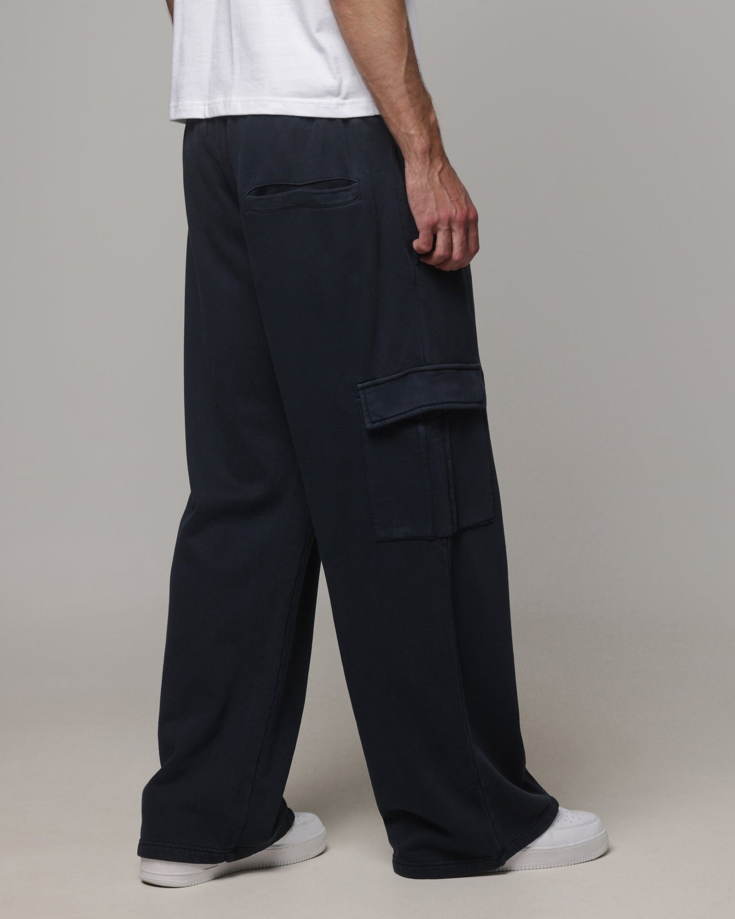 AVILA American Thrift Cargo Wide Leg Track Pants Washed
