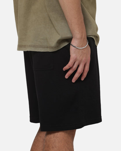 Represent Owners Club Script Mesh Shorts Black