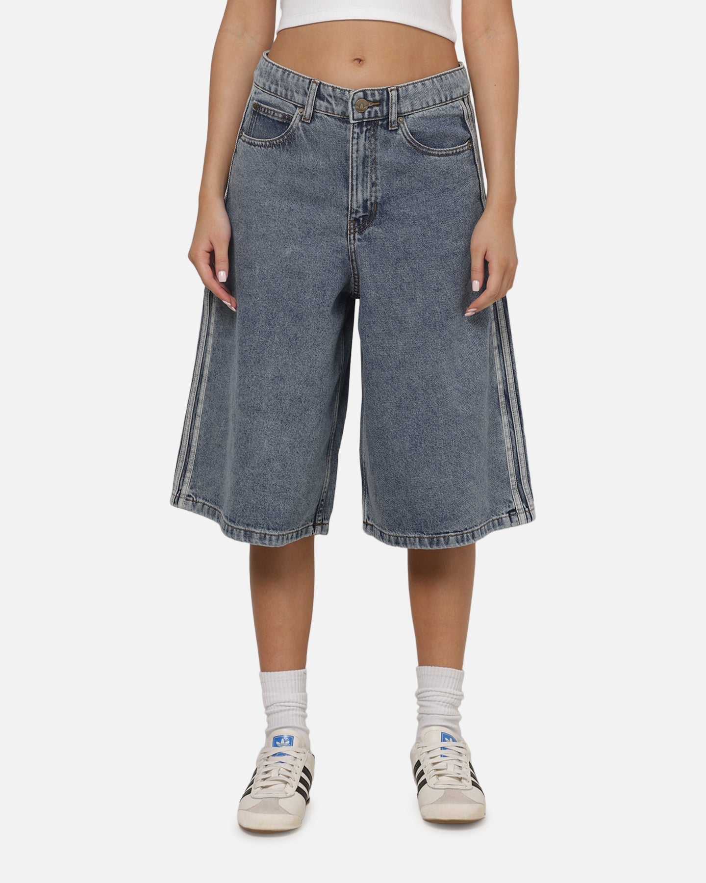 AVILA Adidas Women's Jorts Worn Blue