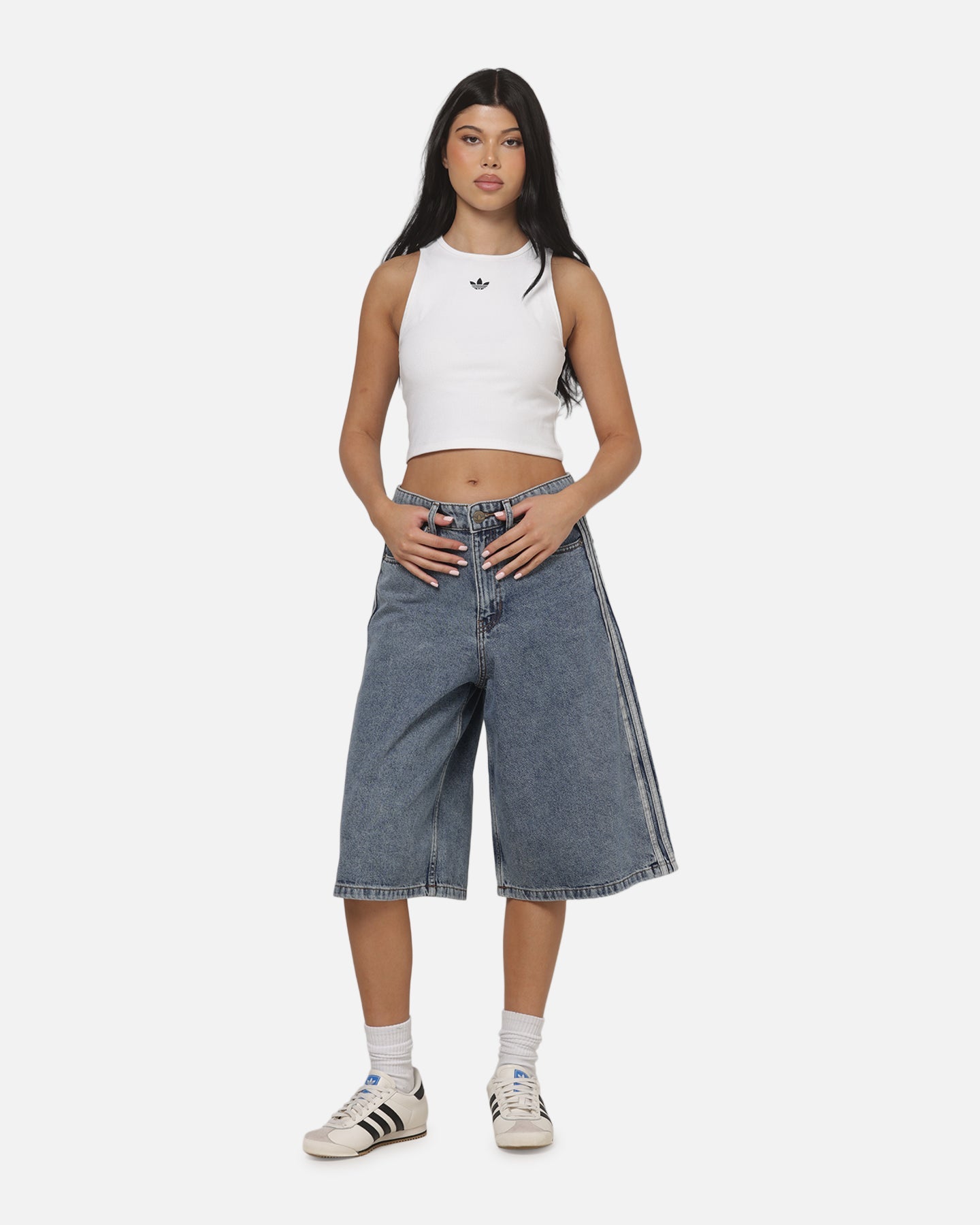 AVILA Adidas Women's Jorts Worn Blue